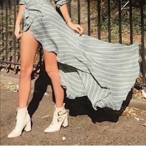 Free Bird White Booties